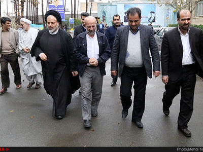  علیرضا محجوب در جمع دانشجویان دانشگاه ورامین