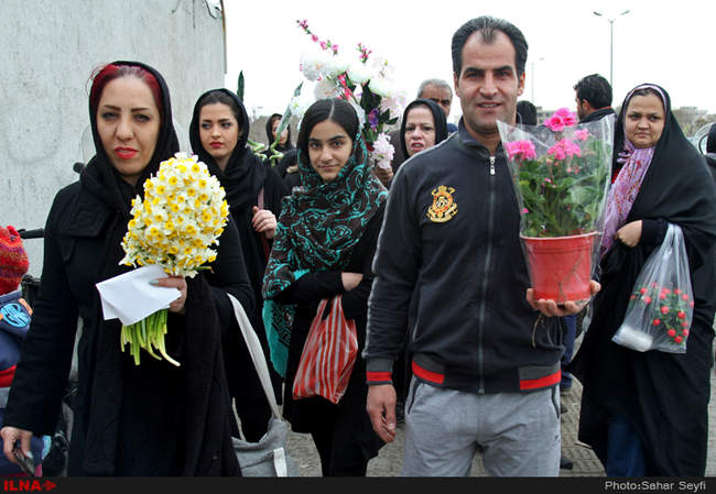 بازار گل و گیاه تهران در آستانه نوروز