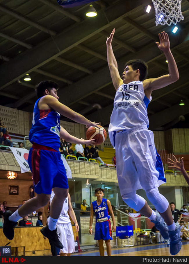 بیست و چهارمین دوره مسابقات بسکتبال قهرمانی جوانان آسیا: کره - فیلیپی