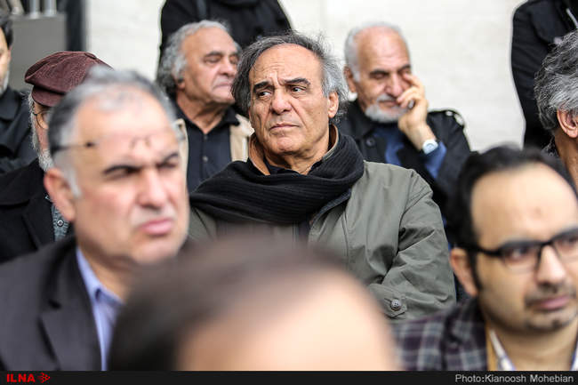 مراسم تشییع پیکر جمشید مشایخی