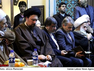مراسم ختم سید صادق طباطبایی