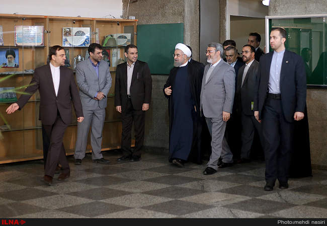 حضور رییس جمهور پای صندوق رای 