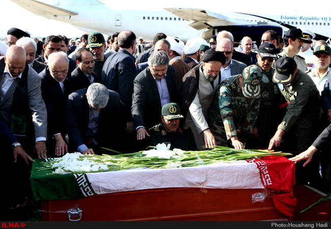 مراسم استقبال از جانباختگان فاجعه منا 