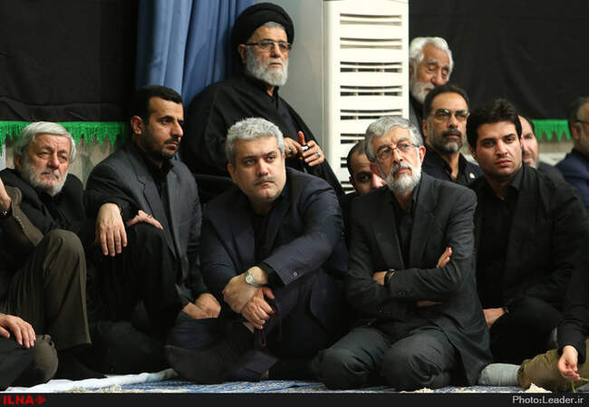 مراسم عزاداری شام غریبان در حسینیه امام خمینی