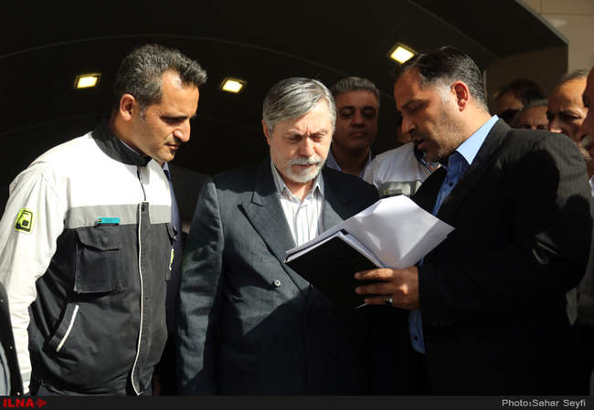 بازدید سرخو از شرکت بهره برداری مترو تهران