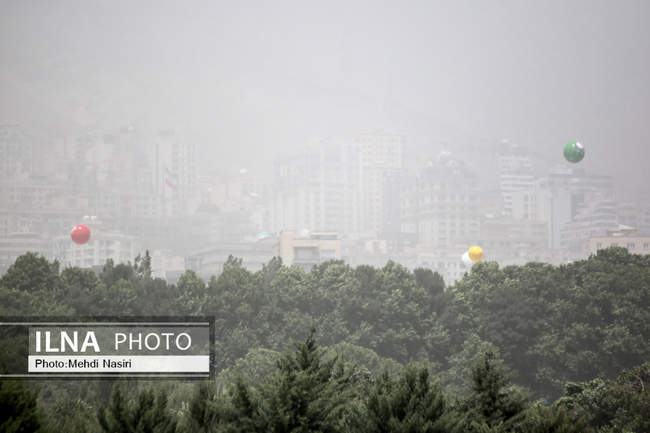 آلودگی امروز هوای تهران