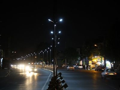 بلوار شهید کلهر فردیس روشن شد