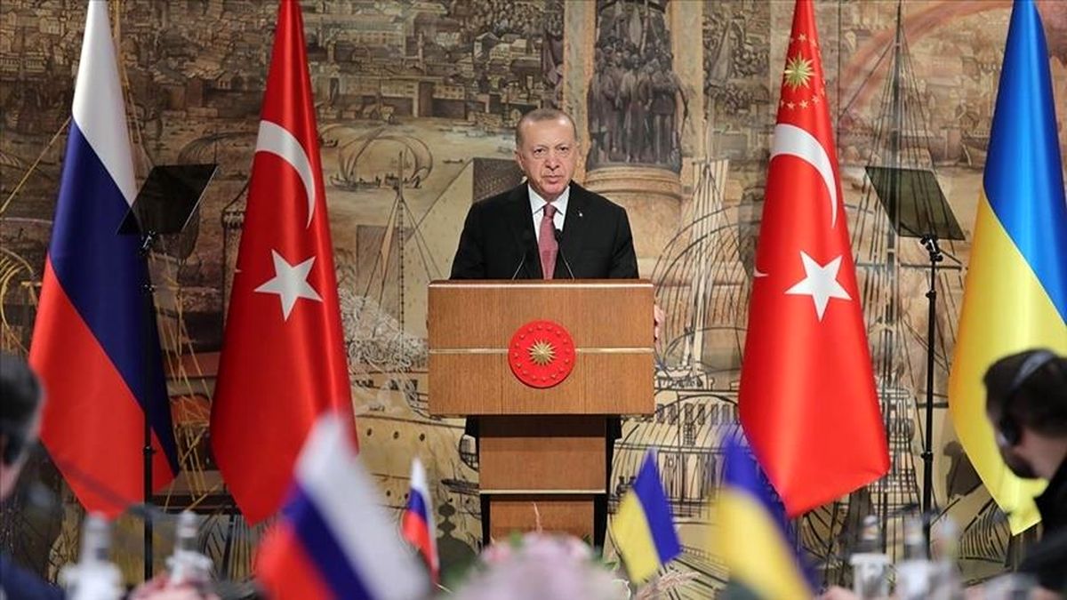 اردوغان: صلح عادلانه به نفع اوکراین و روسیه است