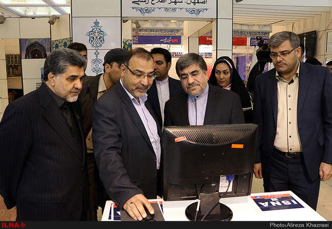 بازدید رییس جمهوری از نمایشگاه مطبوعات 