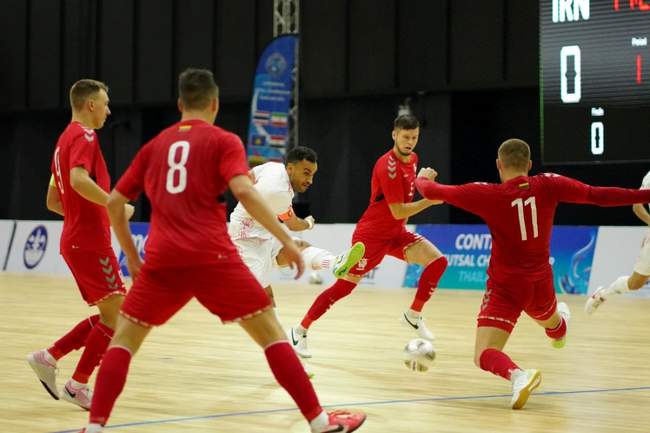 گزارش تصویری دیدار تیم ملی فوتسال ایران - لیتوانی