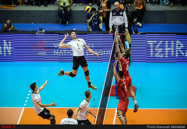 لیگ ملت‌های والیبال/ایران و آلمان