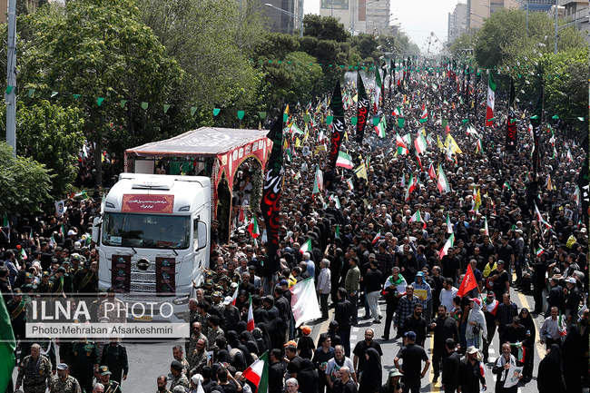 مراسم تشییع شهدای اقتدار - تهران / 2