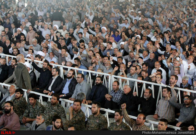 مراسم تشییع پیکر جان‌ باختگان فاجعه منا در تهران/3