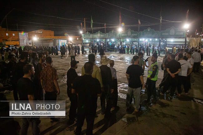 عبور زائران اربعین حسینی از مرز خسروی