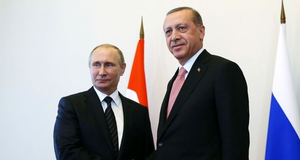 گفت‌وگوی تلفنی اردوغان و پوتین درباره سوریه