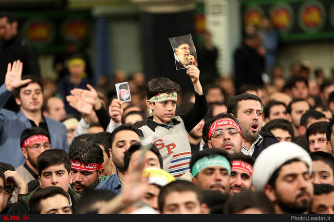 دومین شب از مراسم عزاداری ایام شهادت حضرت فاطمه‌زهرا(س) با حضور رهبر 