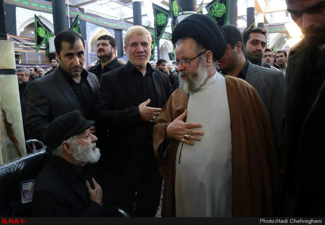 مراسم بزرگداشت مرحوم غضنفر رکن آبادی در مسجداعظم قم