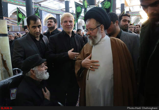 مراسم بزرگداشت مرحوم غضنفر رکن آبادی در مسجداعظم قم