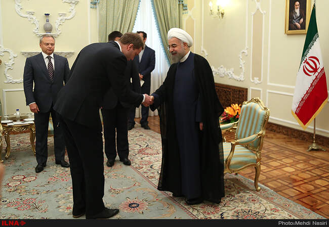 دیدار وزیر امور خارجه اوکراین با رئیس جمهور 