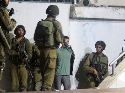 بازداشت ۱۴ فلسطینی در مناطق مختلف کرانه باختری و قدس اشغالی