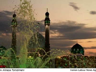 گزارش تصویری گردهمایی بزرگ دانشجویان و طلاب مهدی یاور در مسجد جمکران قم