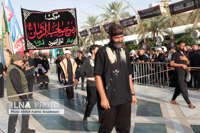  دسته جات عزاداری در اربعین حسینی در بین‌الحرمین 