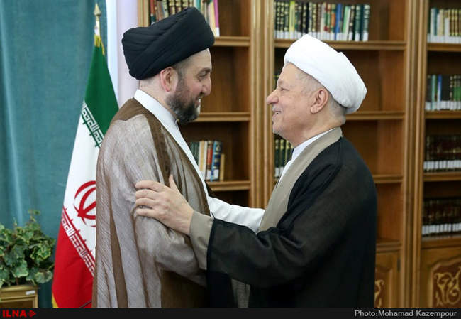 دیدار رئیس مجلس اعلای عراق با آیت الله هاشمی رفسنجانی