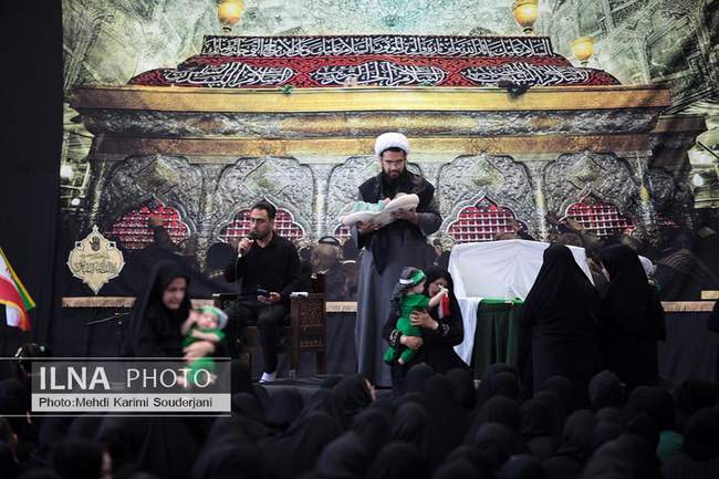  مراسم شیرخوارگان حسینی در شهر سودرجان