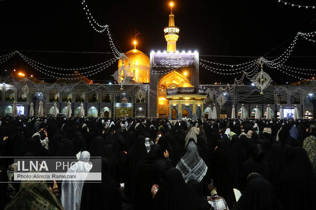 مراسم احیای شب بیست و سوم ماه مبارک رمضان در حرم مطهر رضوی