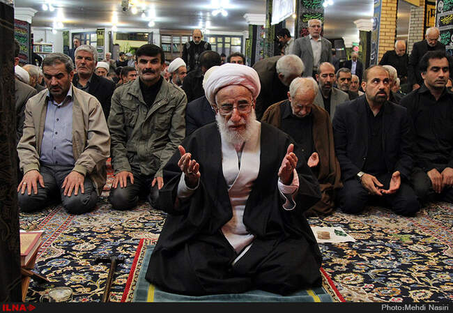 مراسم چهلمین روز درگذشت آیت‌الله خزعلی