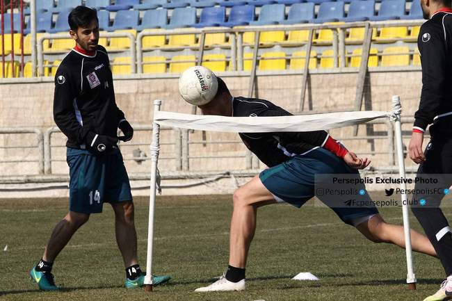 گزارش تصویری از تمرینات پرسپولیس