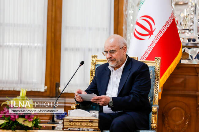  دیدار رئیس مجلس شورای اسلامی با رئیس دفتر سیاسی حماس