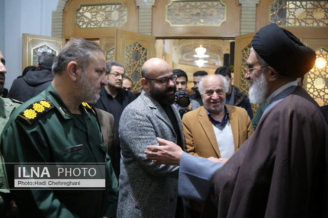 مراسم گرامیداشت عروج یافتگان حادثه هوایی در حرم حضرت معصومه (س)