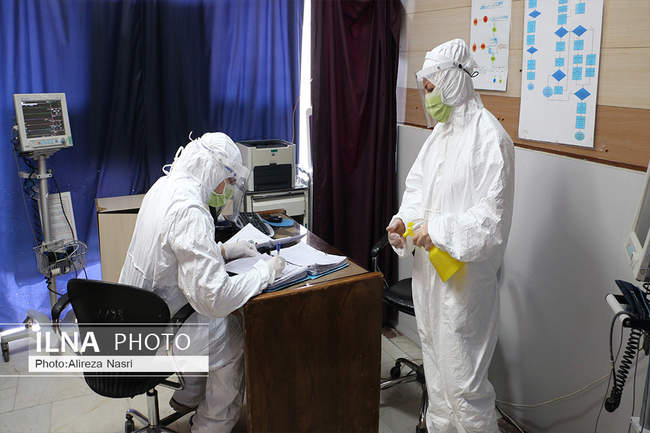 یک روز کرونایی با کادر درمان بیمارستان بوعلی قزوین