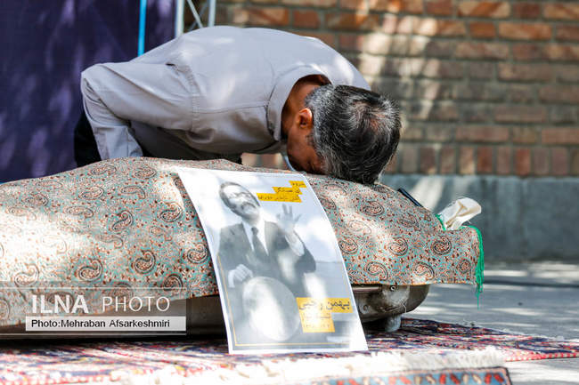 تشییع پیکر مرحوم بهمن رجبی 