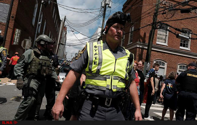 تظاهرات سفید برتر پنداران در شارلوتزویل آمریکا