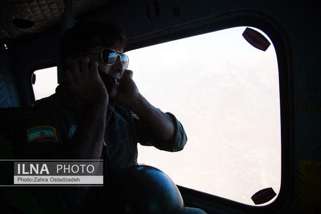 عملیات مهار آتش‌سوزی مناطق کوهستانی روستاهای دلیر و الیت