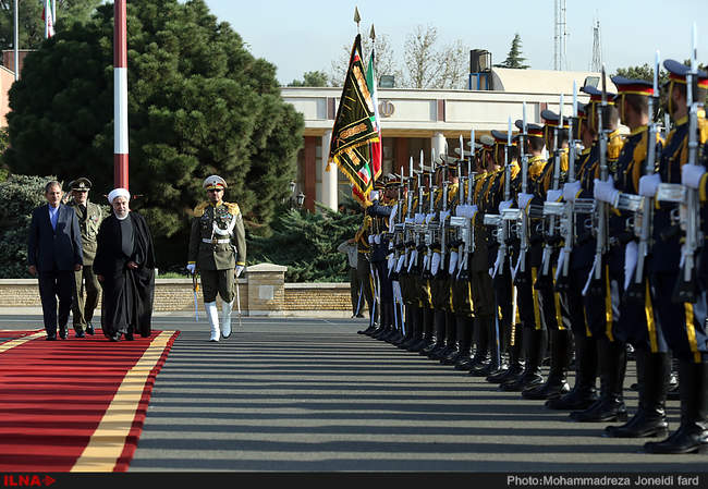 مراسم بدرقه رییس جمهور در سفر به سه کشور جنوب شرق آسیا