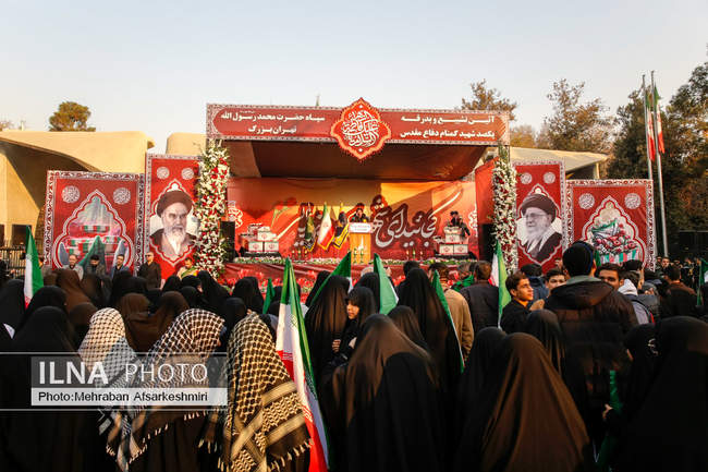 تشییع ۱۰۰ شهید گمنام دفاع مقدس