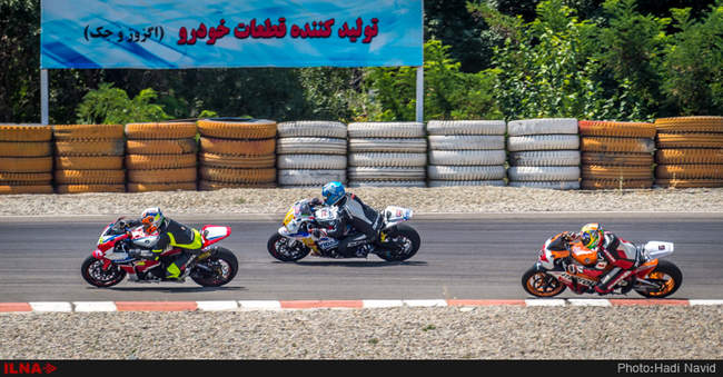 دور دوم مسابقات موتورسواری سرعت ایران