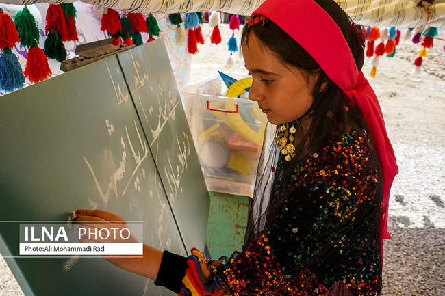 شروع مدارس عشایری چادری در استان فارس