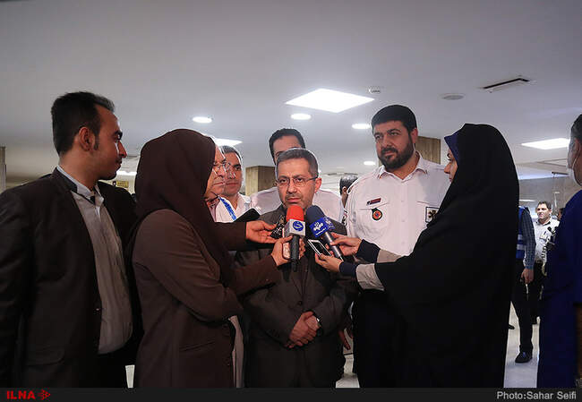 بازدید رئیس اورژانس کشور و معاون درمان وزیر بهداشت از مصدومان تصادف اتوبوس زائران اربعین