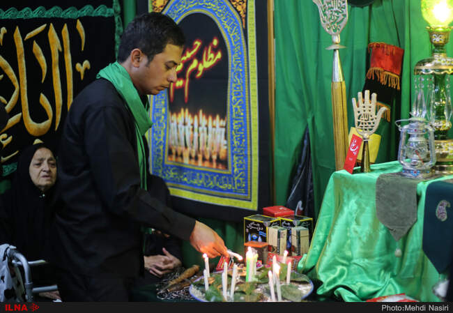 مراسم عزاداری محرم در موسسه خیریه کهریزک