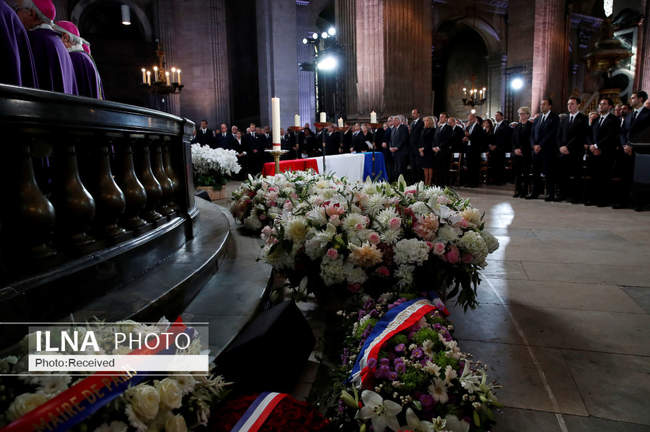 مراسم تشییع پیکر ژاک شیراک رئیس‌جمهور پیشین فرانسه