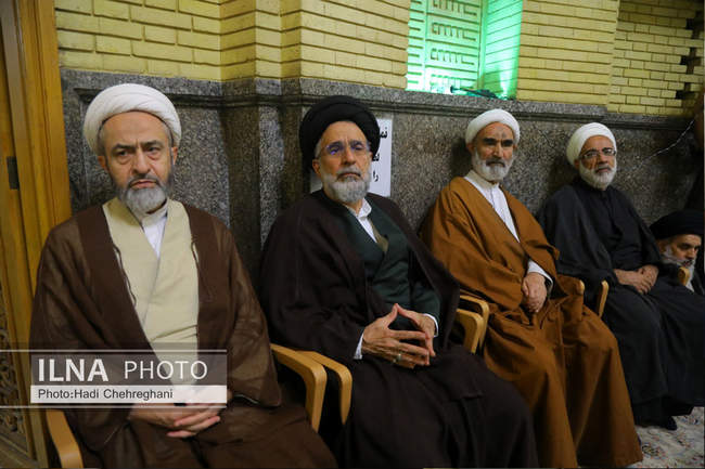 مراسم ختم همسر آیت‌الله سیستانی در تهران