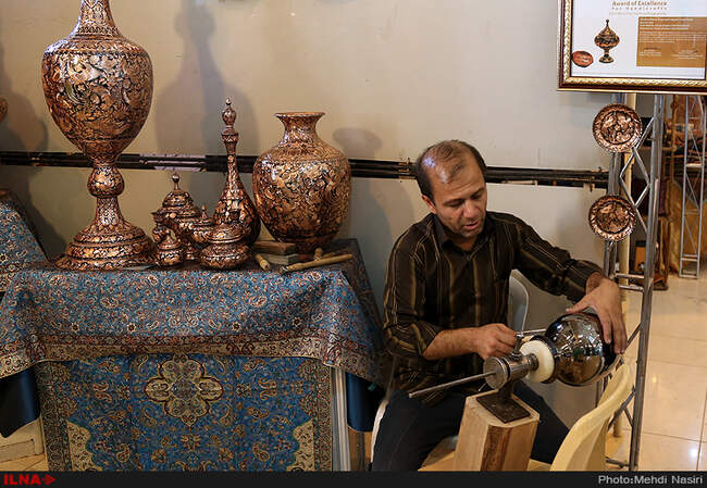 افتتاح پنجمین نمایشگاه بین‌المللی صنایع دستی کشور 