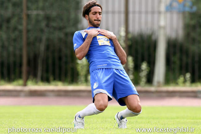 گزارش تصویری: تمرین استقلال با تولد زرینچه و پا به توپ شدن استراماچون