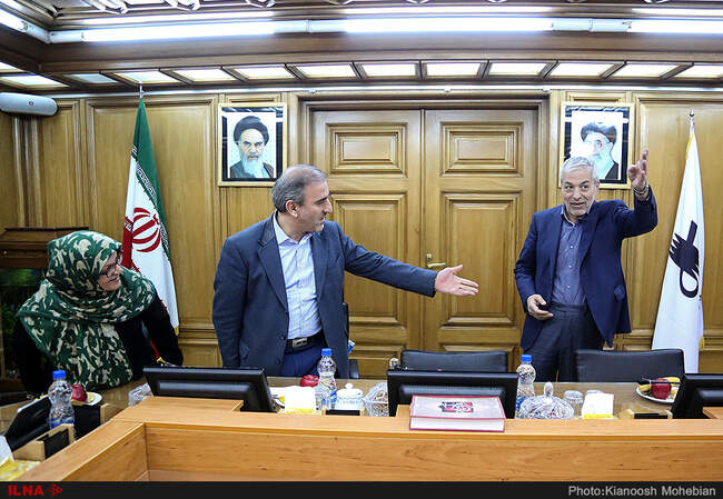 دیدار خانواده‌های شهدای آتش‌نشان پلاسکو با اعضای شورای شهر