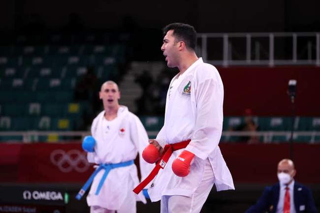 گزارش تصویری دیدار سجاد گنج زاده برابر حریف کانادایی