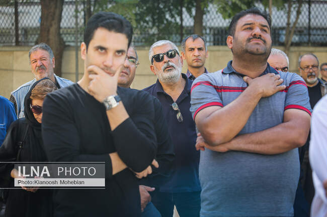 مراسم تشییع پیکر حمید سهیلی مستند ساز پیشکسوت